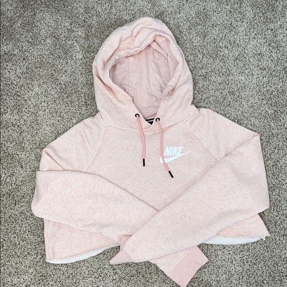 Nike Tops - DIY cropped hoodie